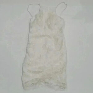 Speechless White Lace Dress Medium